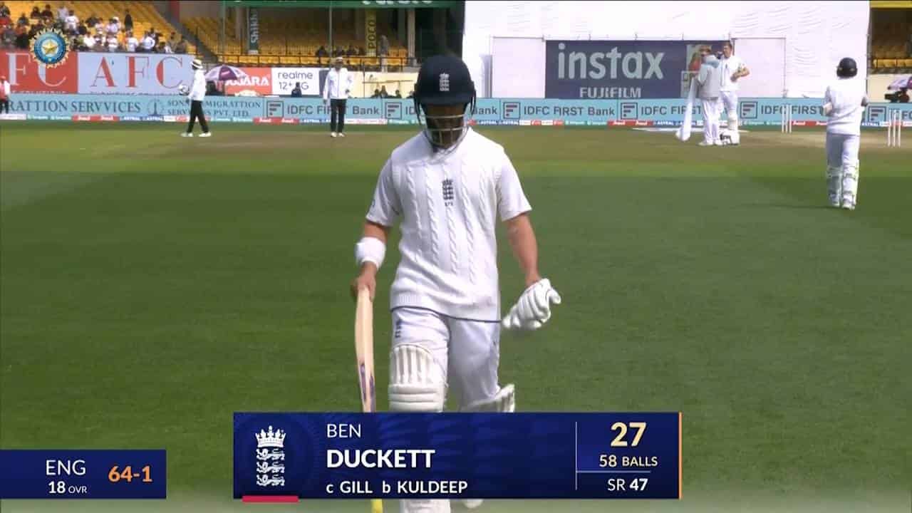 IND vs ENG 2024, 5TH Test: Ben Duckett Wicket | BCCI.tv